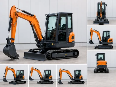 CASDE mini excavator model