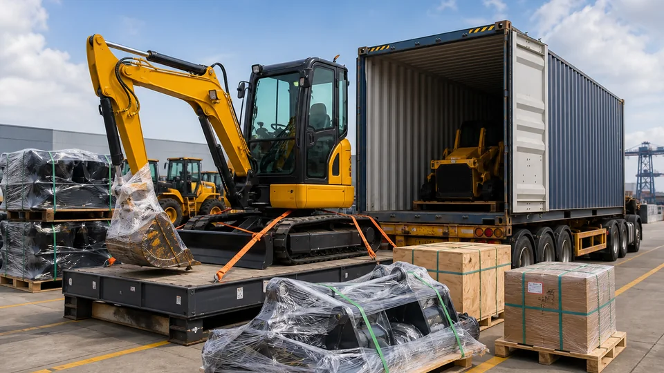 CASDE machinery packing and export preparation