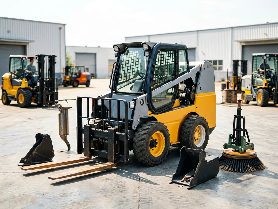 Skid steer loader attachments