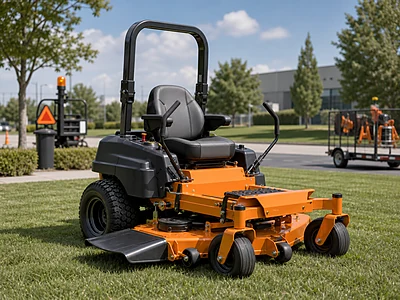 CASDE lawn mower model for landscaping